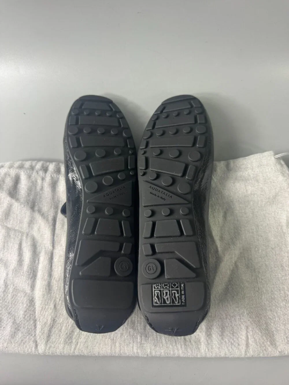 NWOT Aquatalia Black Patent Mary Jane, Size 6 1/2